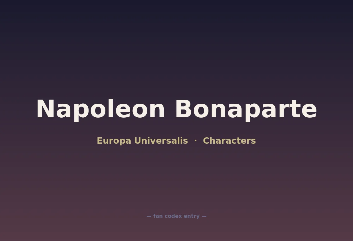 Napoleon Bonaparte