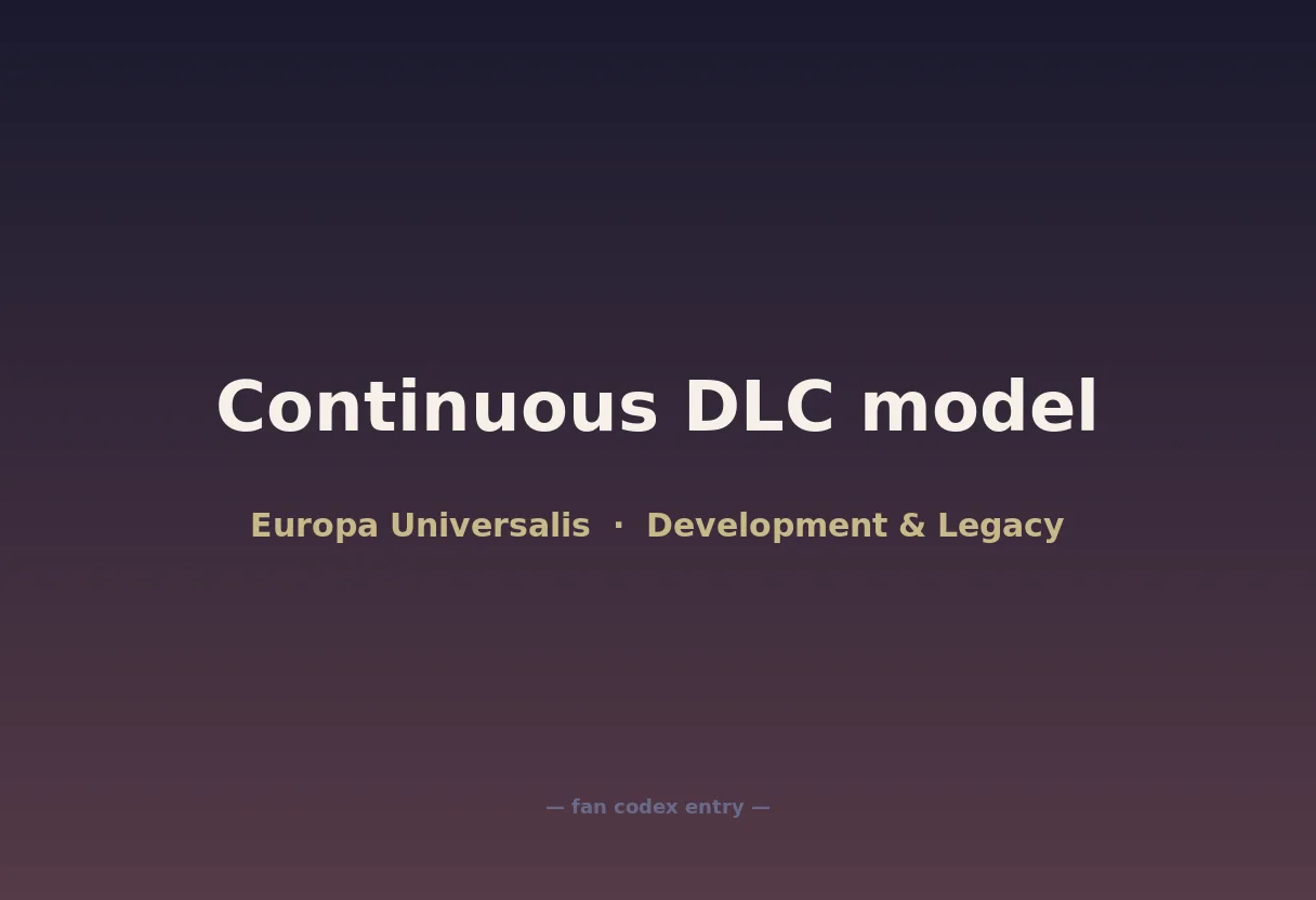Continuous DLC model