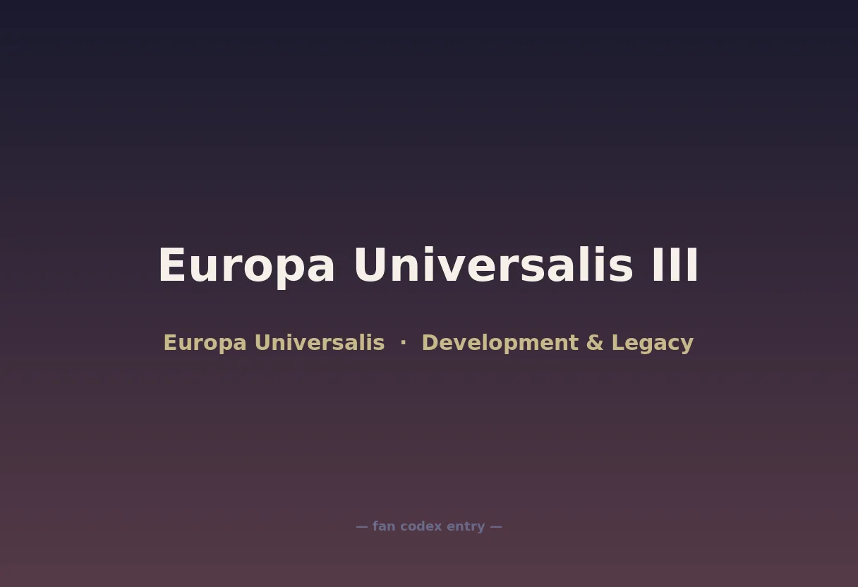 Europa Universalis III