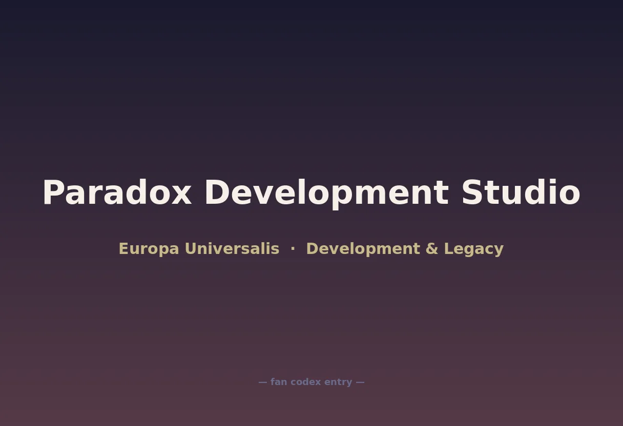 Paradox Development Studio
