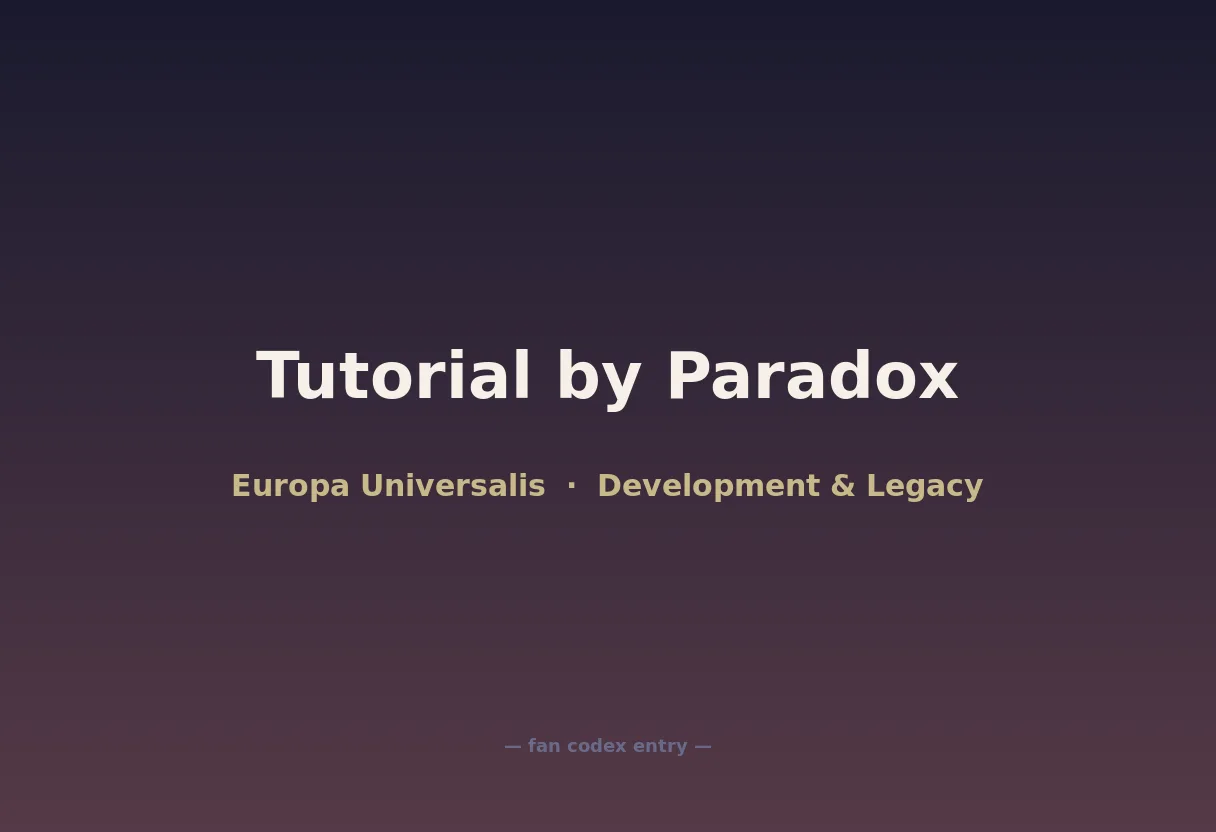 Tutorial by Paradox