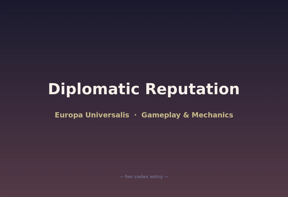 Diplomatic Reputation