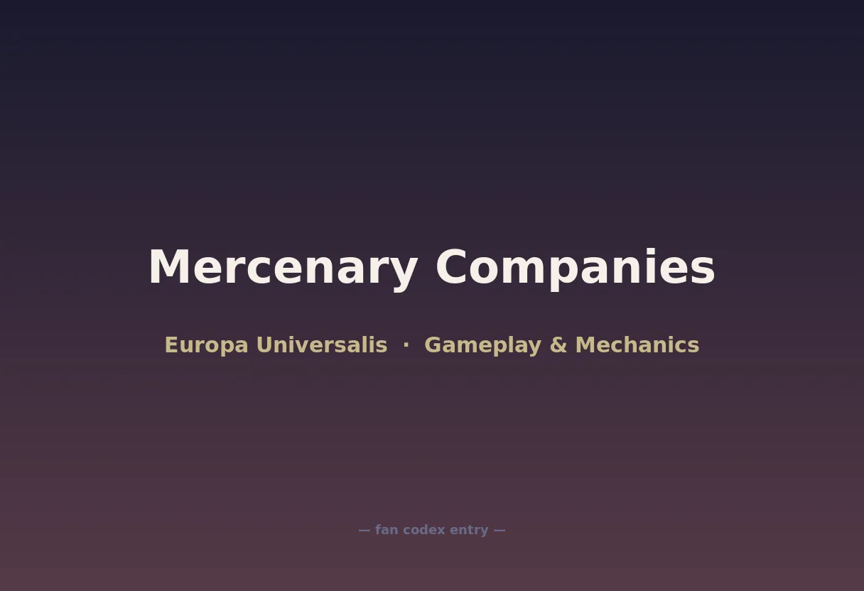 Mercenary Companies